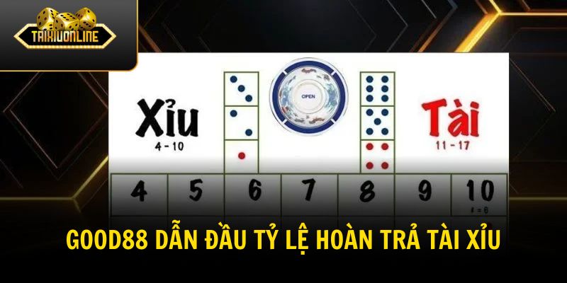 Good88 dẫn đầu tỷ lệ hoàn trả tài xỉu
